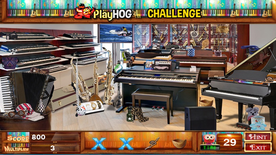 #1. Music and Stuff Hidden Objects (iOS) 来自: Big Leap Studios
