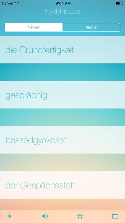 Német Szótanuló Kártyák