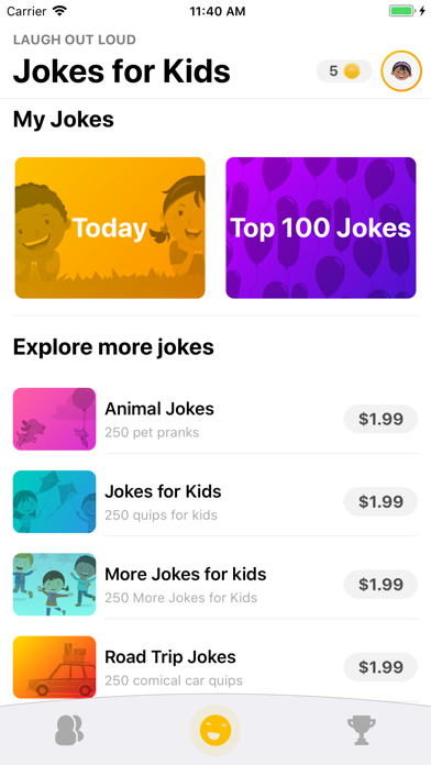Screenshot #3 pour Laugh-Out-Loud Jokes for Kids