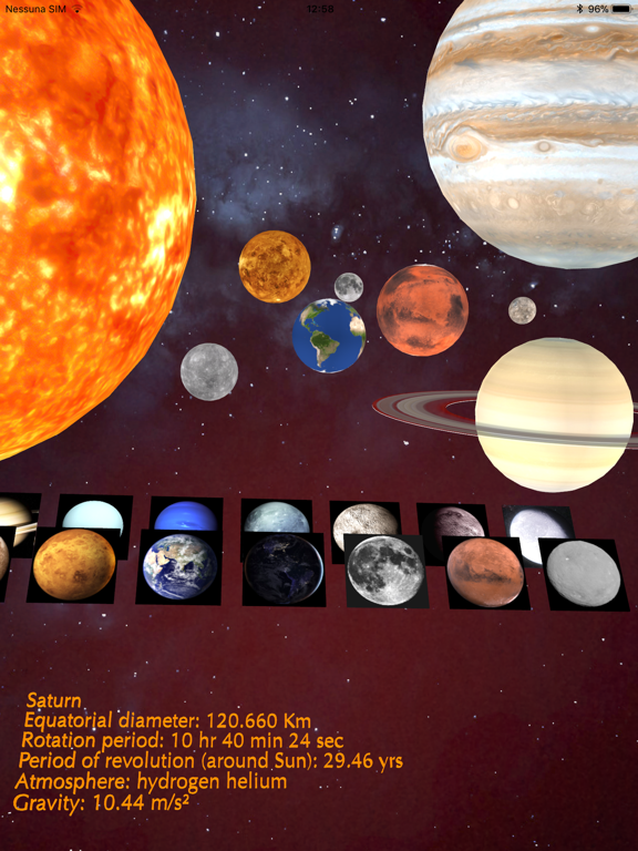 Screenshot #4 pour AR Solar System PRO