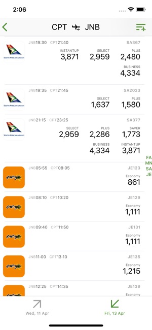 South Africa Flight(圖3)-速報App