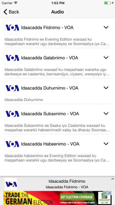 VOA Somali screenshot 4
