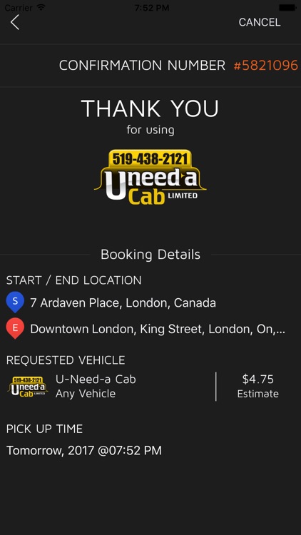 U-Need-A Cab screenshot-4