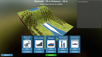 Screenshot #3 pour Voie fluviale et dénivelé