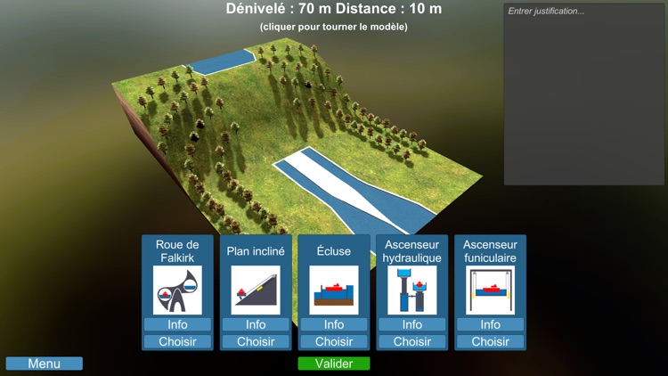 Voie fluviale et dénivelé