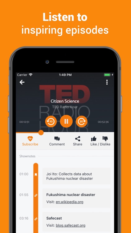 Castrex: Podcast Player