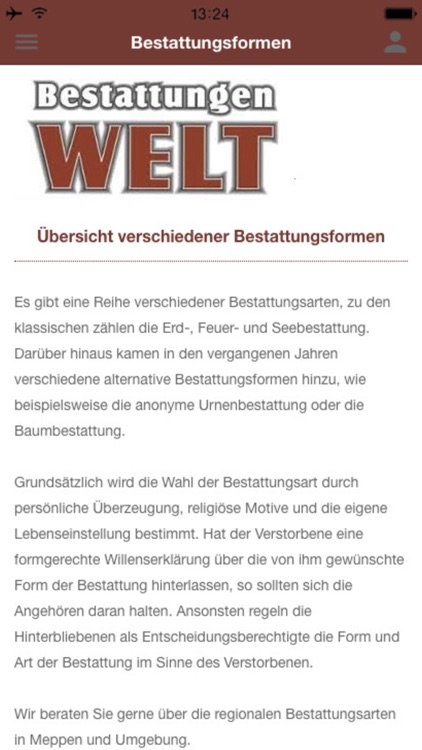 Bestattungen Welt screenshot-4