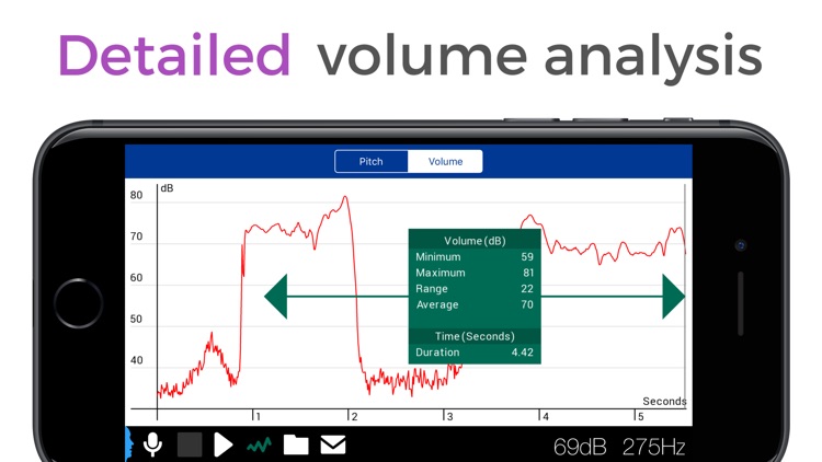 Voice Analyst - monitor your pitch & volume