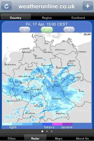 Screenshot von Weather WO auf dem iPhone 1