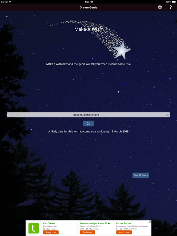 Screenshot #4 pour Make A Wish Come True Genie