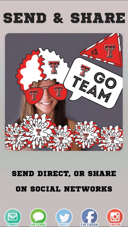 Texas Tech Red Raiders Selfie Stickers screenshot-3