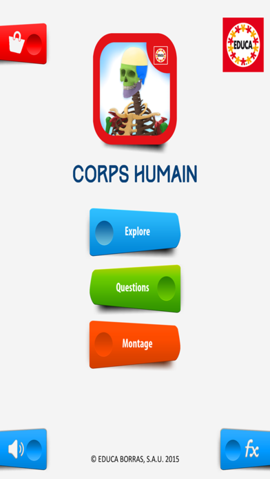 Screenshot #1 pour Educa Explorer Corps Humain