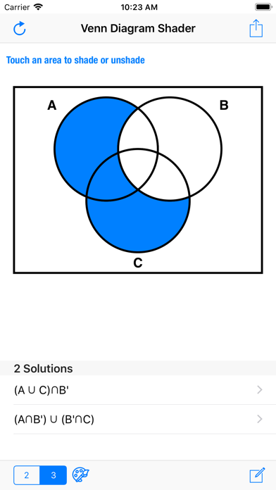 Venn Diagram Shader Screenshot 1