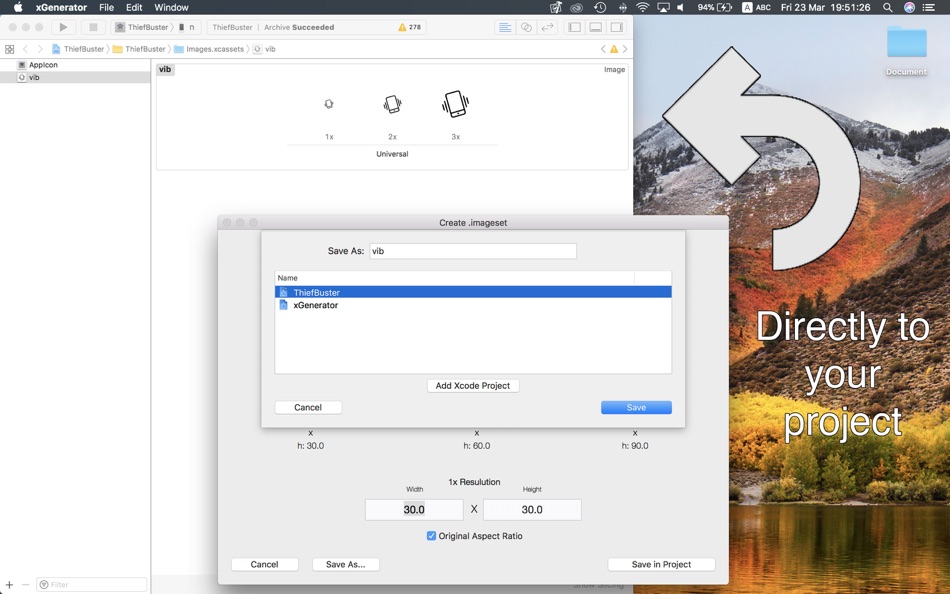 #2. xGenerator Lite (macOS) Podle: Jordanmeir