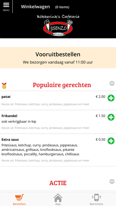 Screenshot #1 pour Bökkerink's cafetaria-ijsenzo