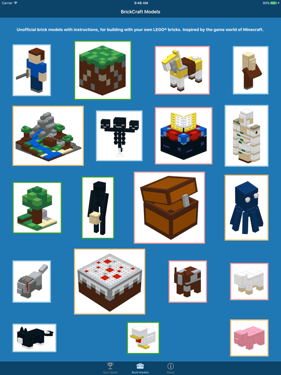 Screenshot #4 pour BrickCraft - Models and Quiz