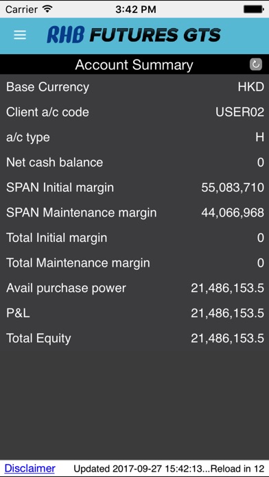 RHB Futures GTS screenshot 2