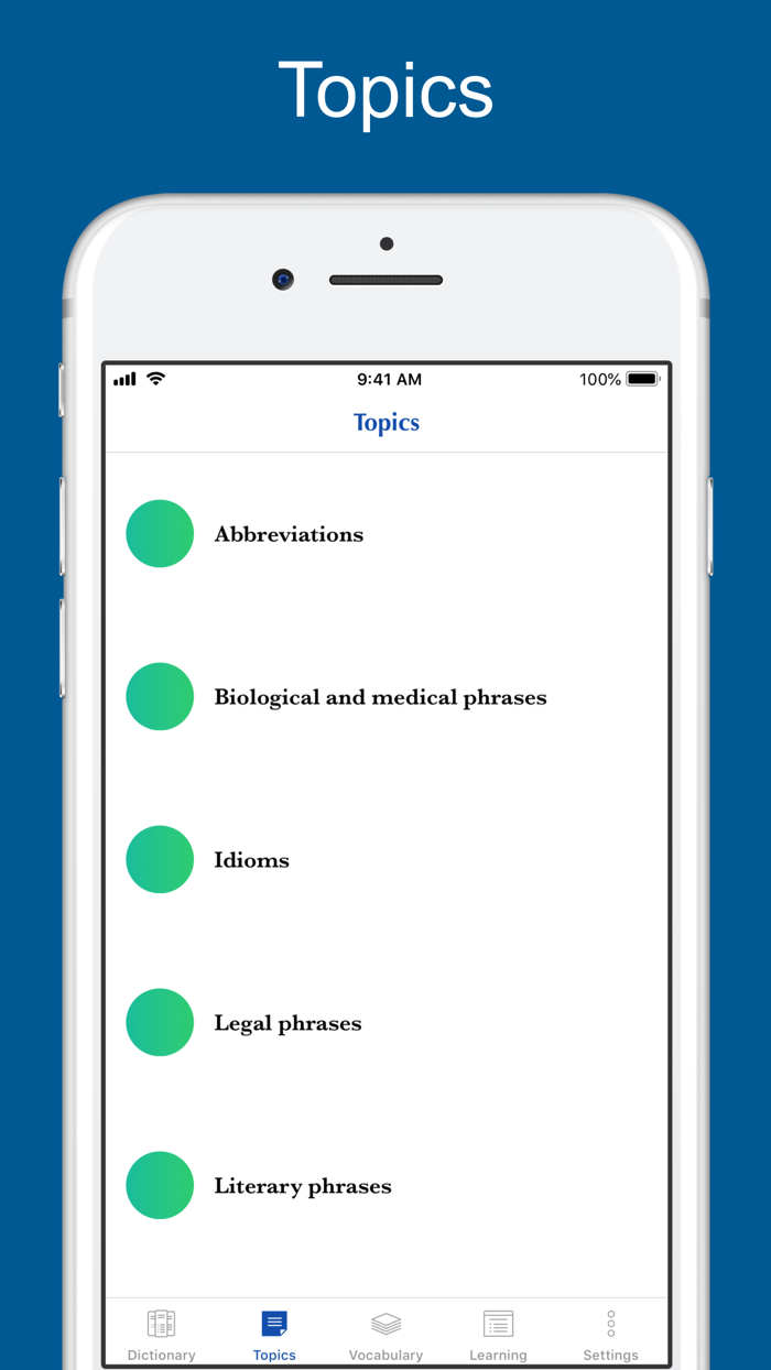 Latin phrases and vocabulary