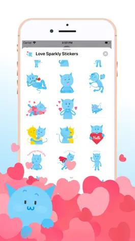 Game screenshot Love Sparkly Stickers apk