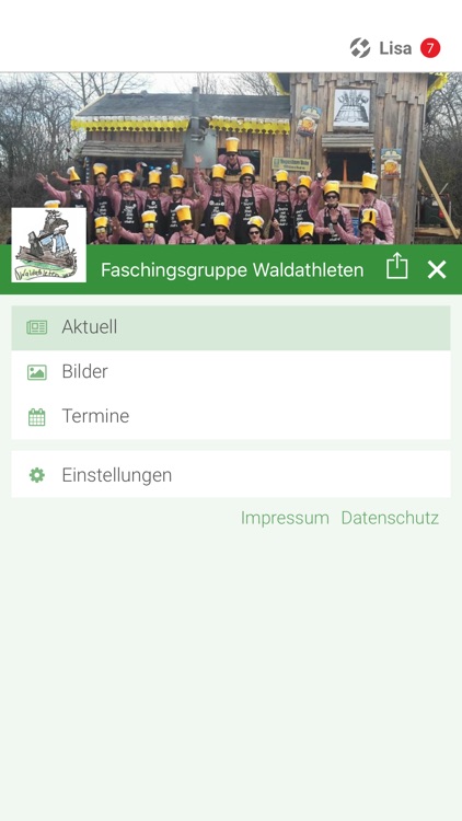 Faschingsgruppe Waldathleten