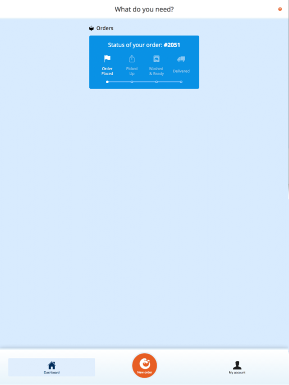 Laundry Train iPad screenshot 1 - Business app
