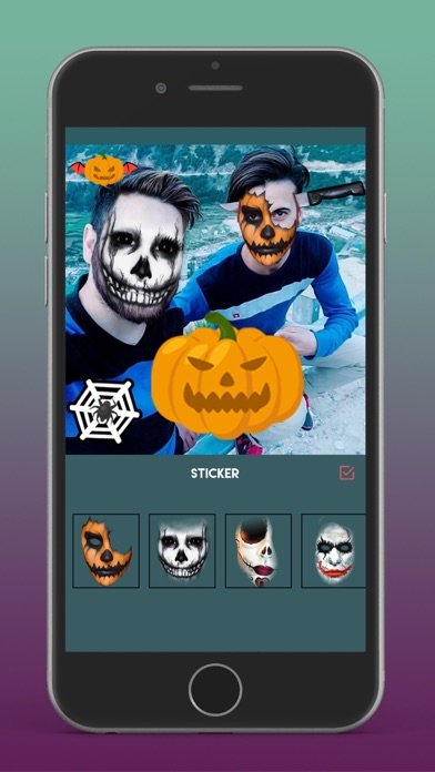 Screenshot #1 pour Halloween Photo Editor - Scary