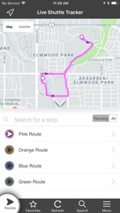 UNO Shuttle Tracker screenshot #1 for iPhone