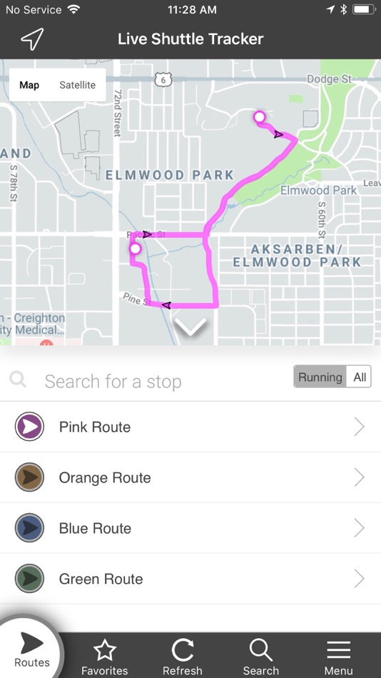 #1. UNO Shuttle Tracker (iOS) 由: Ride Systems