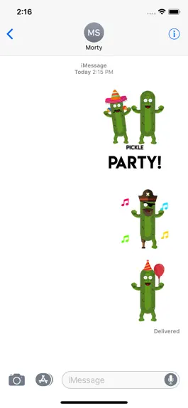 Game screenshot Picklemoji Animated Stickers apk