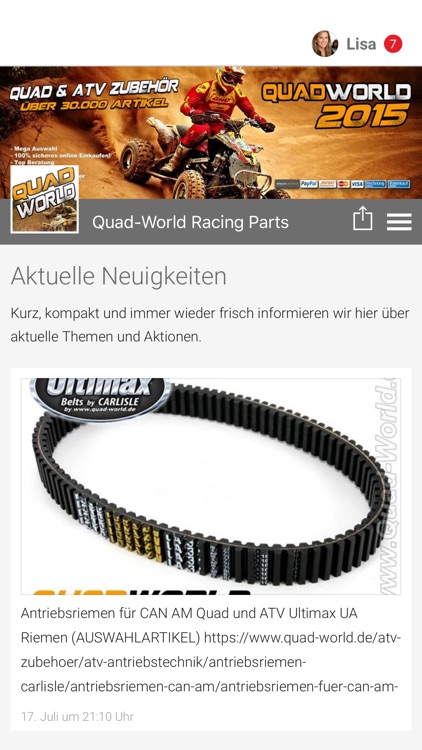 Quad-World Racing Parts