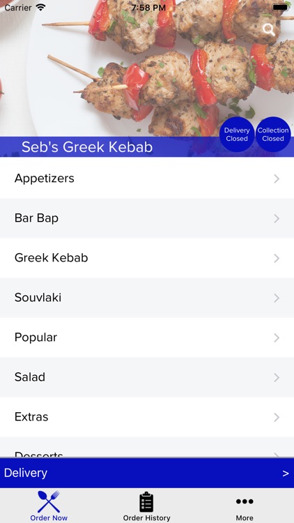 Sebs Greek Kebab