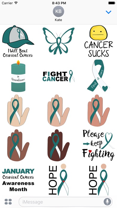 Cervical Cancer Stickers screenshot 2