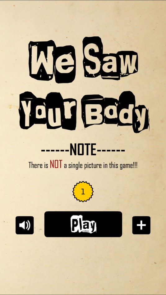 We Saw Your Body - NO OFFENSE! - 1.1.2 - (iOS)