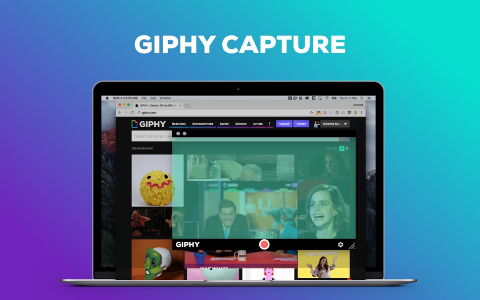 #1. GIPHY Capture. The GIF Maker (macOS) De: Giphy, Inc.