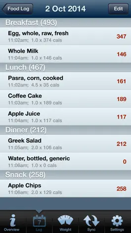 Game screenshot Tap & Track Calorie Counter hack