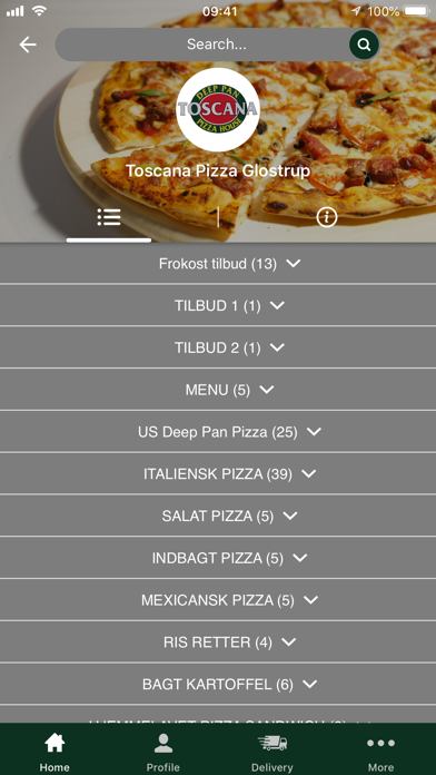 Toscana Pizza Glostrup screenshot 2