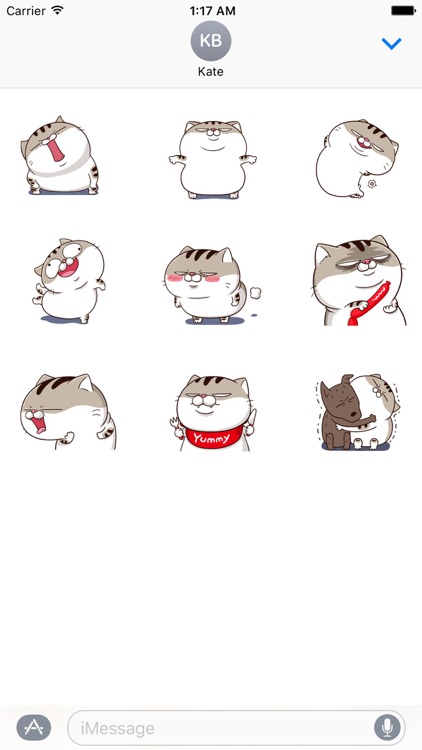 A Weird Fat Cat Stickers