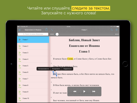 Screenshot #5 pour Евангелие от Иоанна