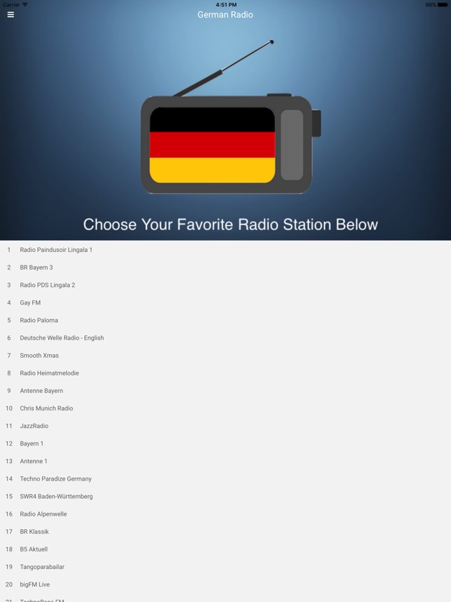 Germany Radio - German FM Live on the App Store