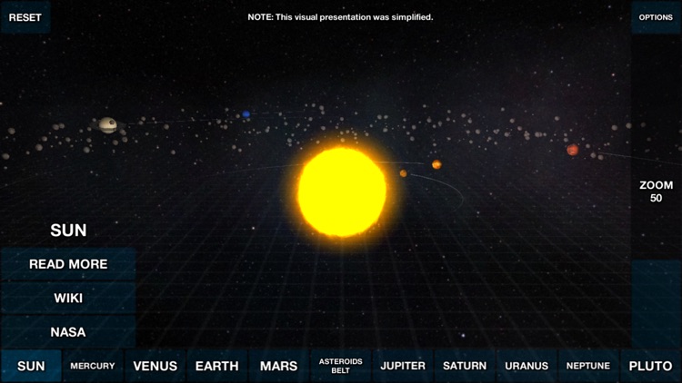 Solar System Overview 3D