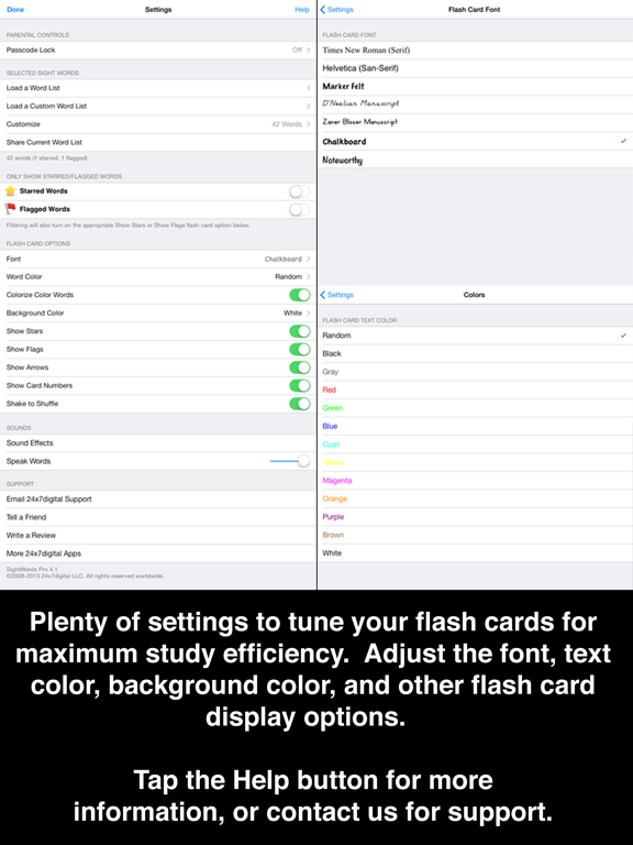 Screenshot #6 pour SightWords Pro