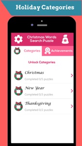 Christmas Words Search Puzzle screenshot #2 for iPhone