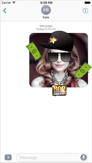 Rap Star Stickers for iMessage(圖2)-速報App