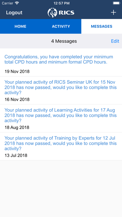 How to cancel & delete RICS CPD from iphone & ipad 4