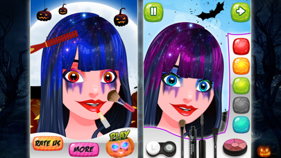 How to cancel & delete Halloween Makeup: DressUp Game from iphone & ipad 2