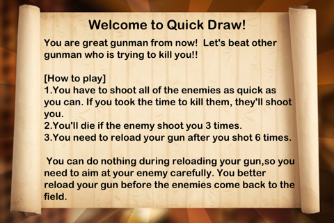 Quck Draw Cowboy Shot screenshot 2