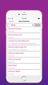 Chennai MTC BUS screenshot #2 for iPhone