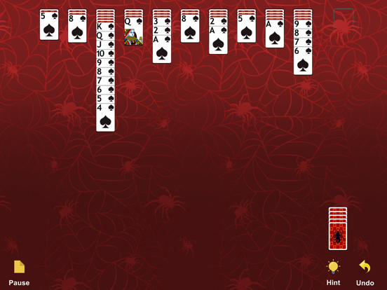 Spider Solitaire: Card Gameのおすすめ画像2