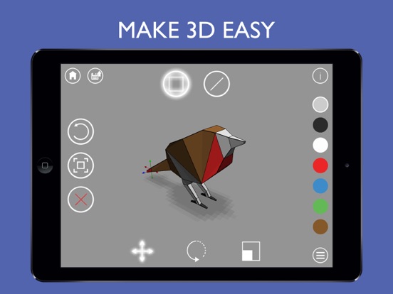 Sketch 3D:Easy 3D Modelling iPad app afbeelding 1