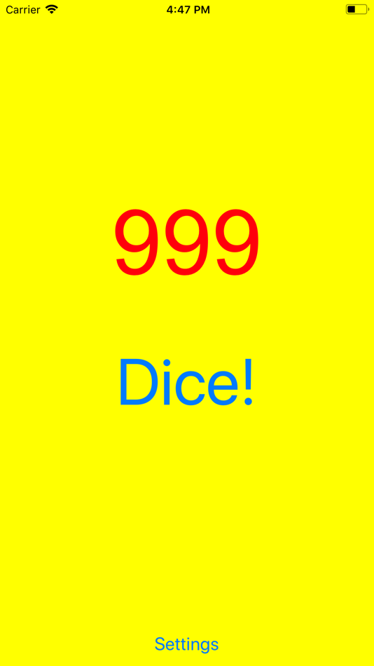 #2. Dice - The random generator (iOS) 由: Nicolas Schotten